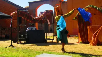 Pieza de danza y teatro de Tiempos azules.